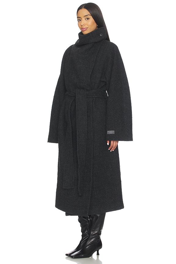 view 2 of 4 ABRIGO SILJE MANTECO in Charcoal Grey