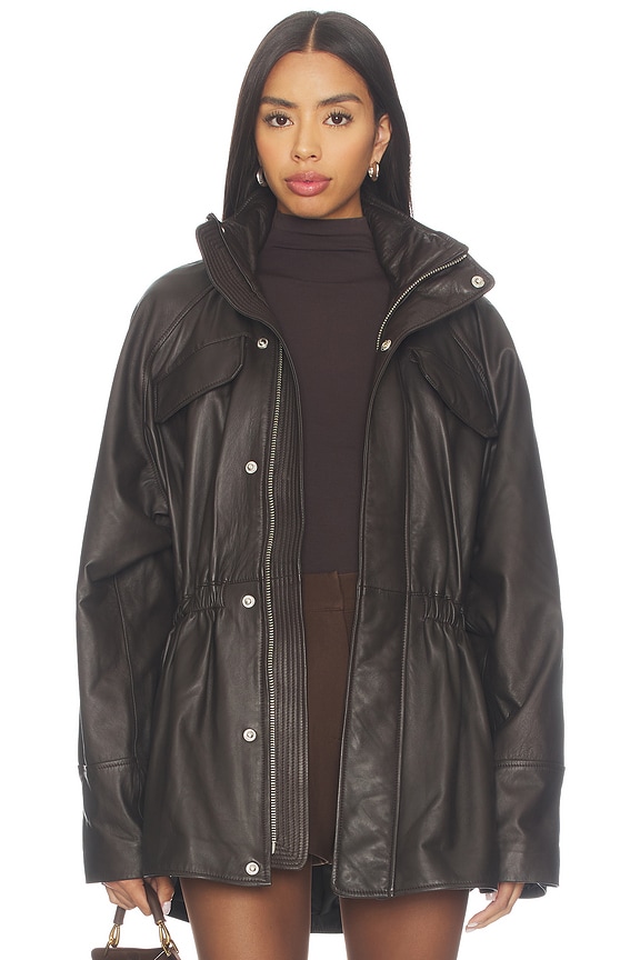 view 2 of 6 CHAQUETA MENDOZA in Dark Brown