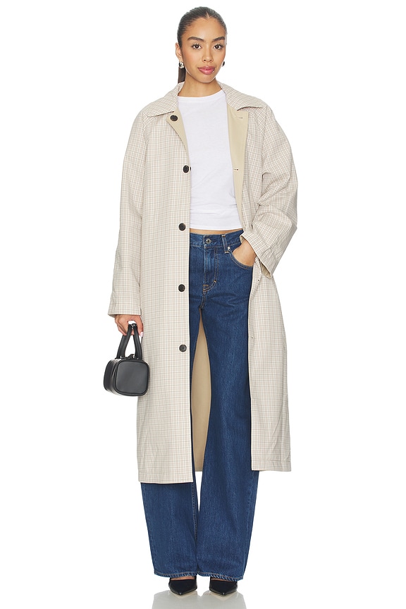 view 2 of 6 x Jasmine Tookes Lena Car Coat in Khaki