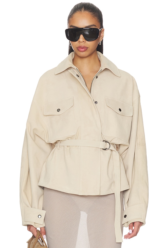 view 1 of 6 CHAQUETA LINA in Bone