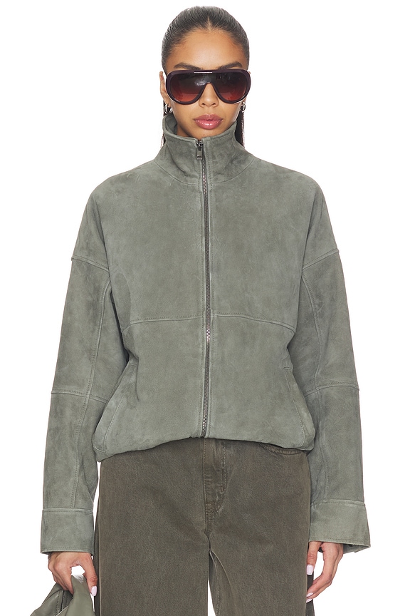 view 2 of 6 CHAQUETA CORI in Dark Moss