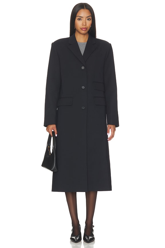 view 2 of 5 Kai Compact Suiting Coat in Black