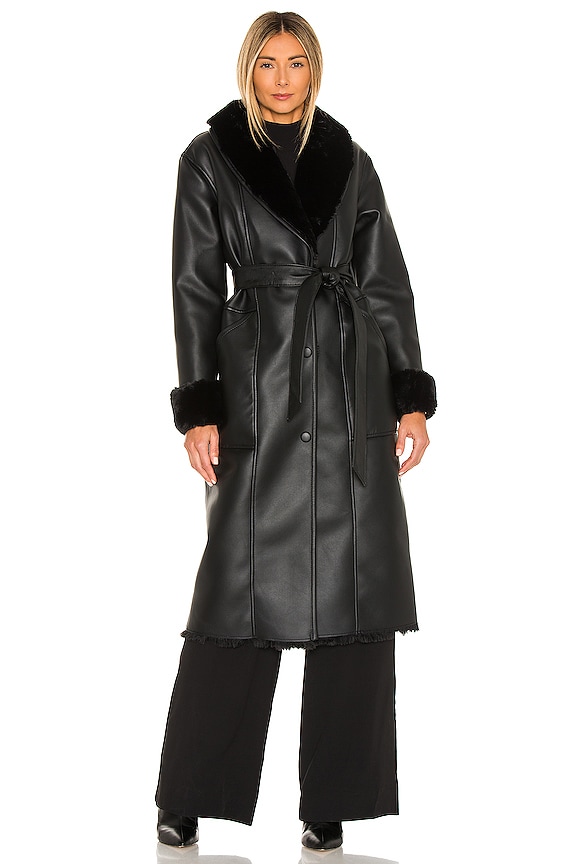 view 2 of 4 MANTEAU BLAKE in Black