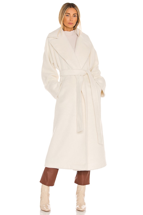 view 2 of 4 The Jacintha Coat in White