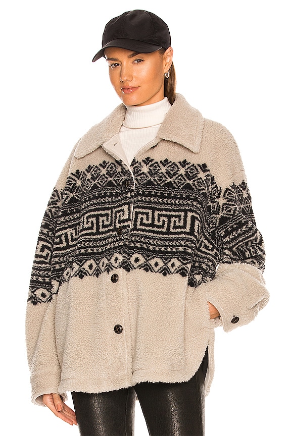 view 2 of 5 Alayia Jacket in Alma Ecru Geo