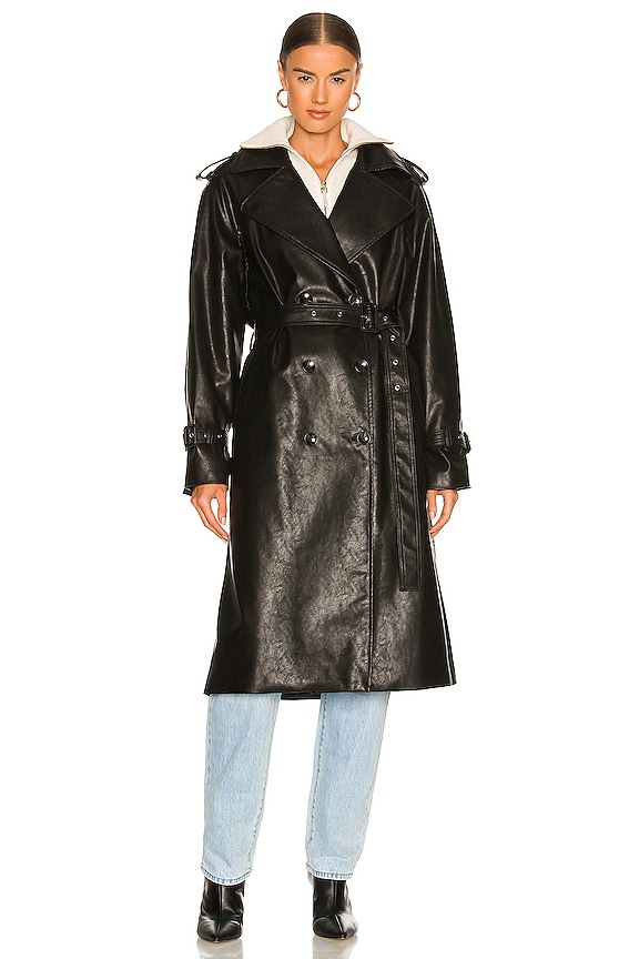 view 2 of 4 Oliver Trench Coat in Black