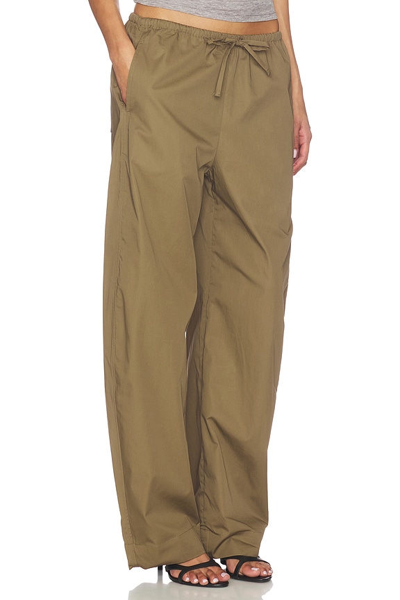 view 2 of 6 Lana Barrel Leg Pant in Capers