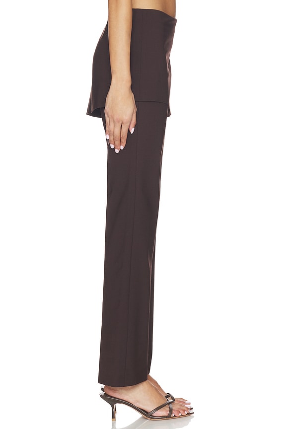 view 2 of 7 x Jasmine Tookes Dana Apron Pant in Espresso