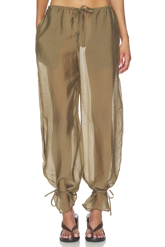 view 1 of 7 PANTALÓN LOLA in Dark Khaki