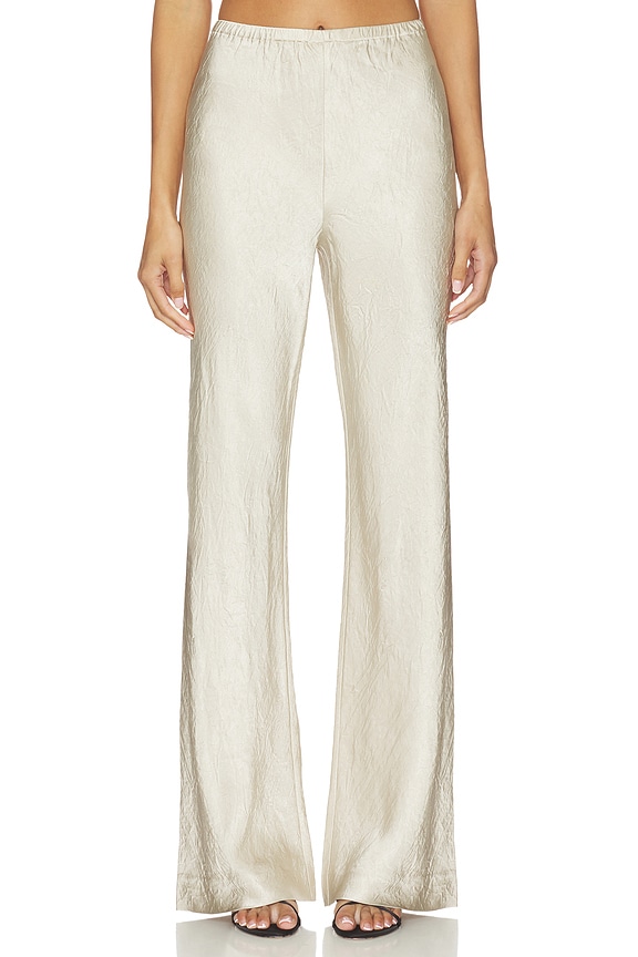view 1 of 7 PANTALÓN AL BIES LORETTA in Silver Taupe