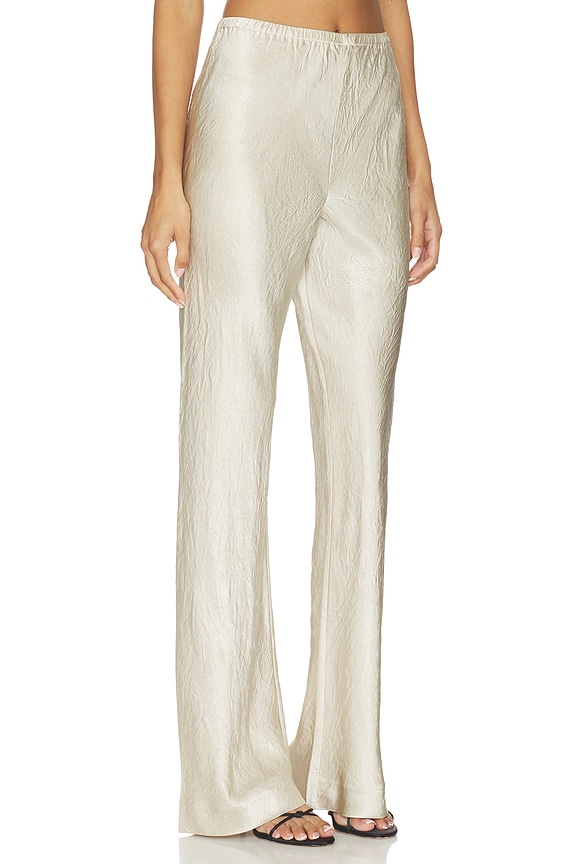 view 2 of 7 PANTALÓN AL BIES LORETTA in Silver Taupe