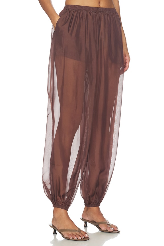 view 2 of 7 PANTALÓN KAI in Chocolate Brown