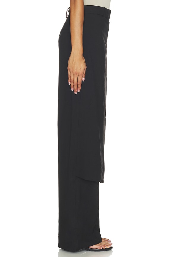 view 2 of 8 Silje Classic Suiting Apron Trouser in Black