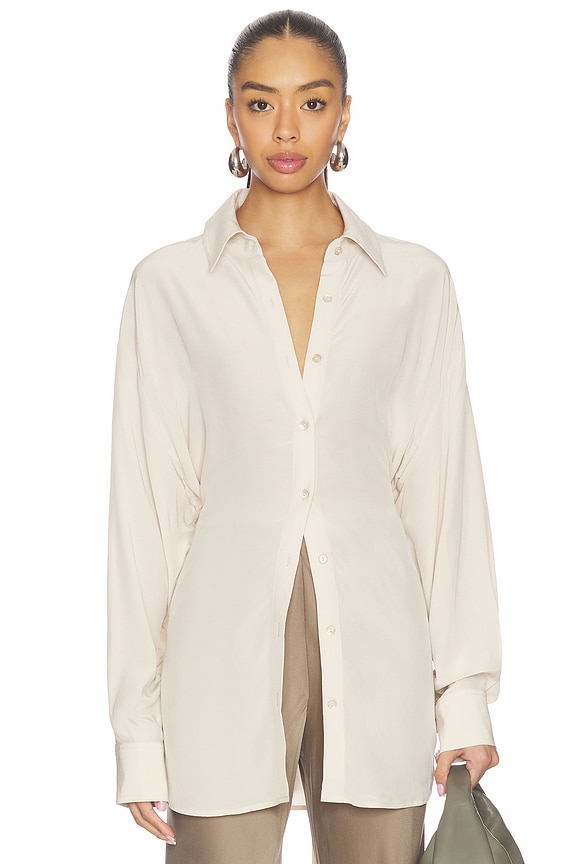 view 1 of 5 Sivan Shirt in Stone