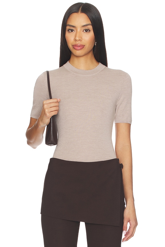 view 1 of 4 Lorita Knit Top in Taupe