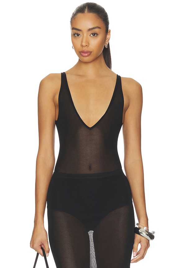 view 1 of 6 Kiaralee Knit Bodysuit in Black