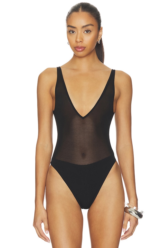 view 2 of 6 Kiaralee Knit Bodysuit in Black
