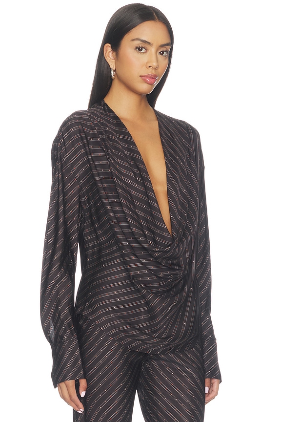 view 2 of 6 Taylor Top in Ganache Geo