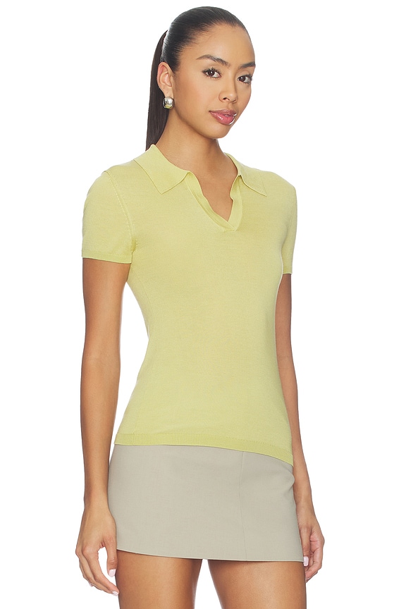 view 2 of 5 Emaw Knit Polo in Limon