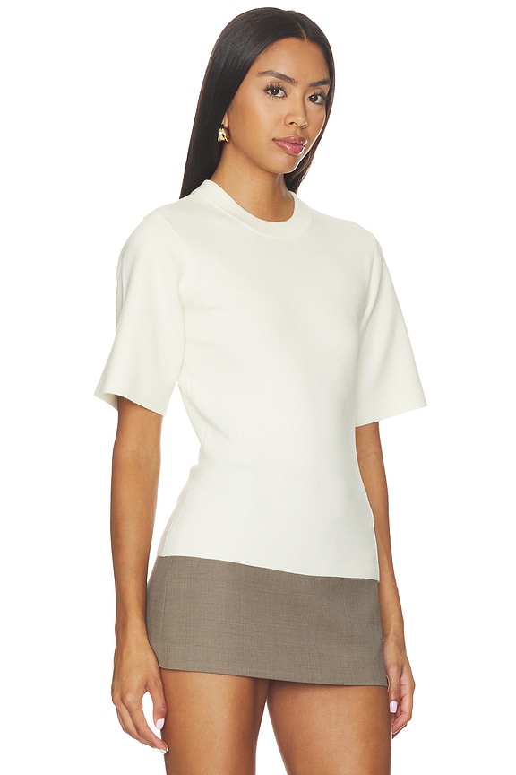 view 2 of 5 Shuri Knit Tee in Ivory