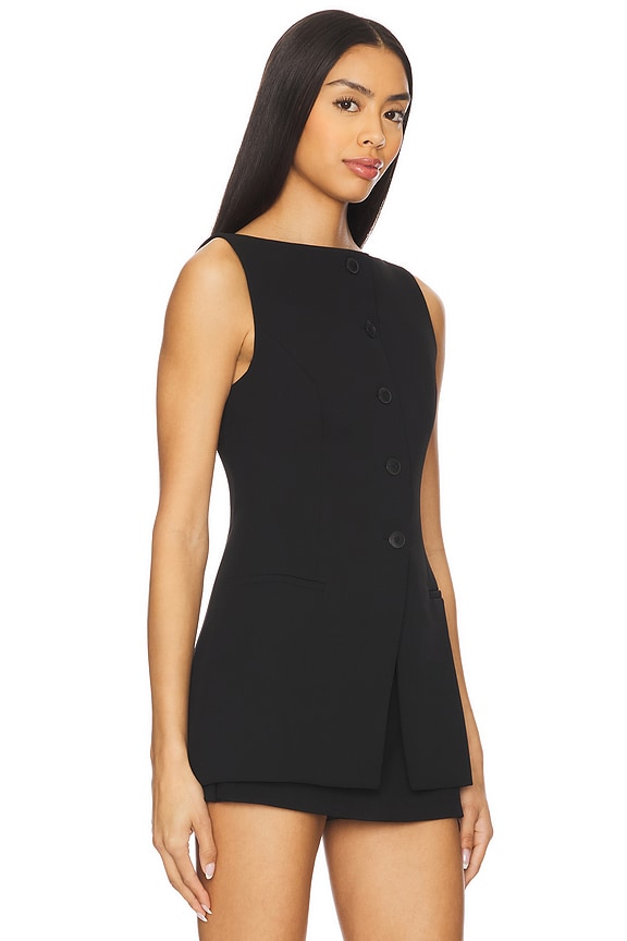 view 2 of 4 Lyla Vest Top in Black