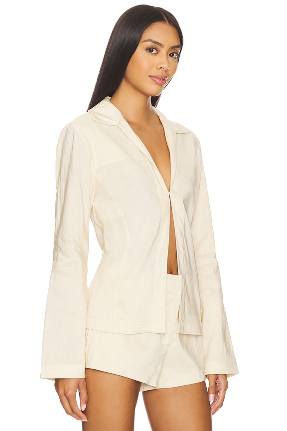 view 2 of 5 BLOUSON IYLA in Natural