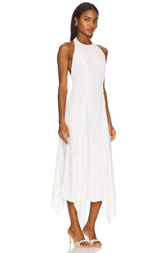 view 2 of 3 VESTIDO STELLA in White Linen