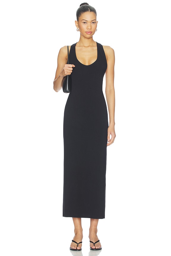 view 2 of 3 ROBE SANS MANCHES VALLEY in Black