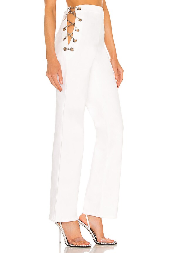 view 2 of 4 PANTALON NEW CHAIN in White