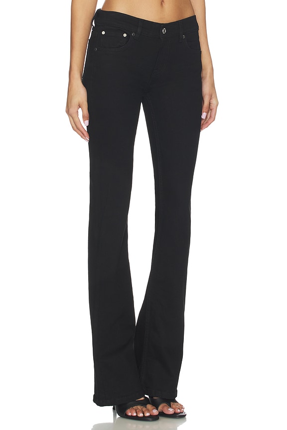 view 2 of 6 Maria Mid Rise Bootcut Jean in Noir