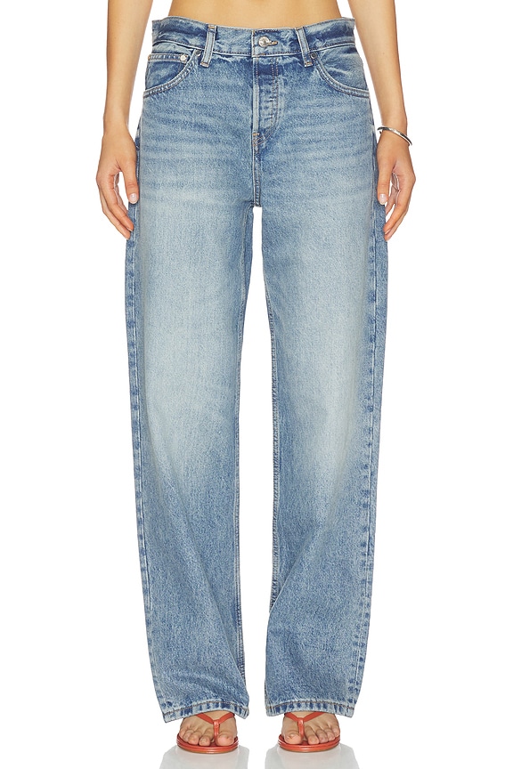 view 1 of 6 Mid Rise Baggy Jeans in Luca