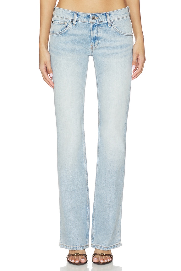 view 1 of 6 Maria Mid Rise Bootcut Jeans in Drift