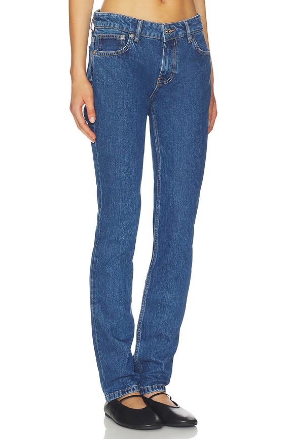 view 2 of 6 Moss Mid Rise Skinny Jeans in Lenox