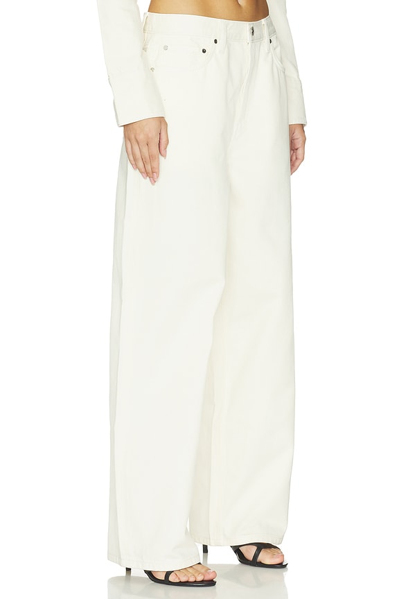 view 2 of 6 Brea Relaxed Baggy Jeans in Bone