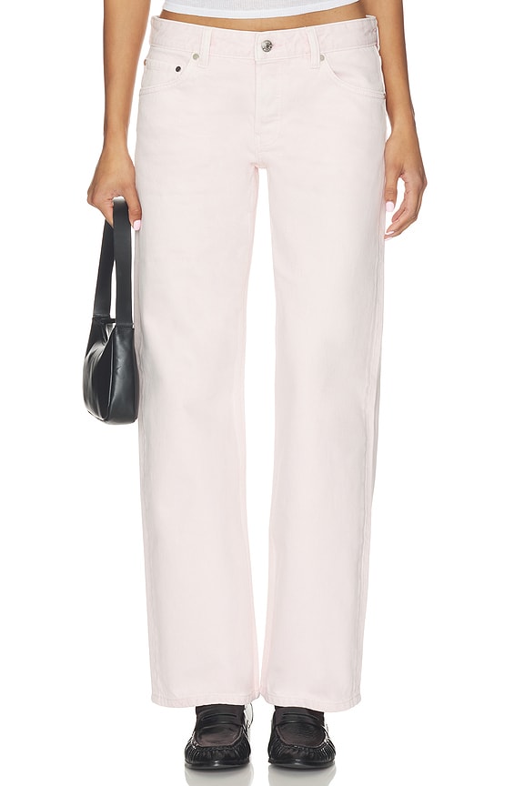 view 1 of 6 Low Rise Baggy Jean in Soft Pink