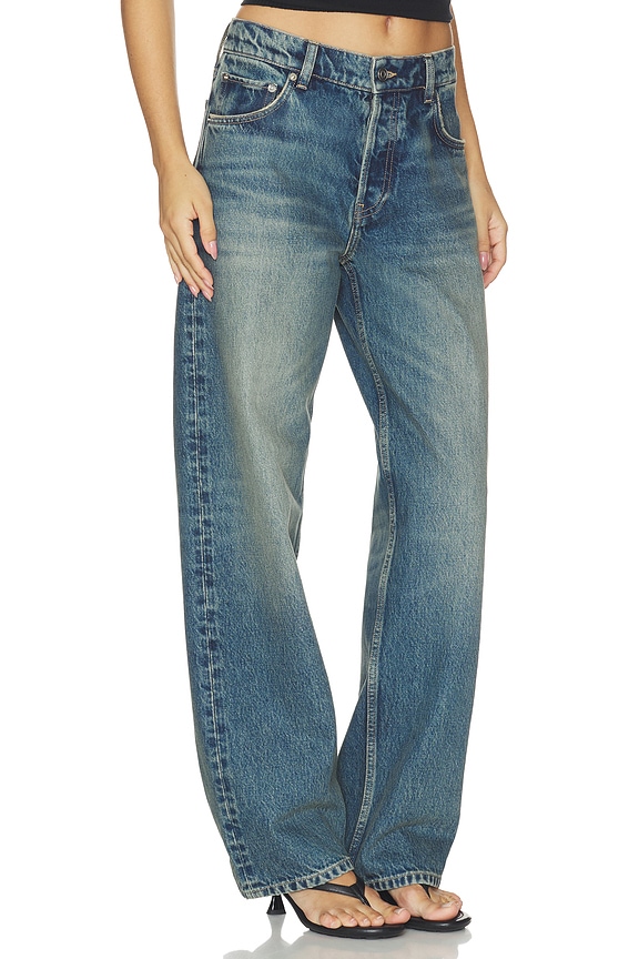 view 2 of 6 Mid Rise Baggy Jean in Mariner