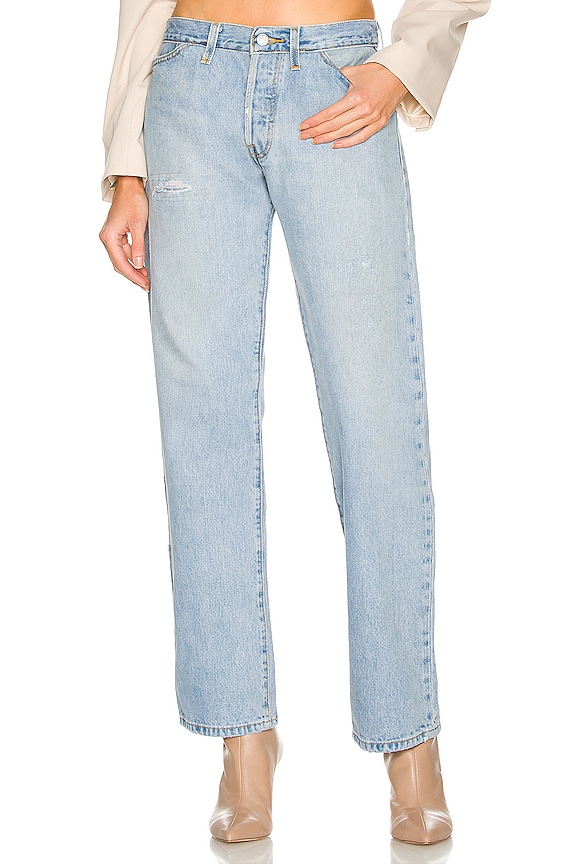 view 1 of 4 JEAN TAILLE BASSE VINTAGE in Light Wash