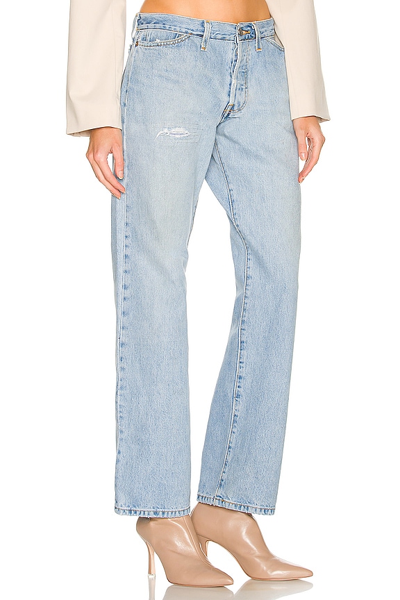 view 2 of 4 JEAN TAILLE BASSE VINTAGE in Light Wash