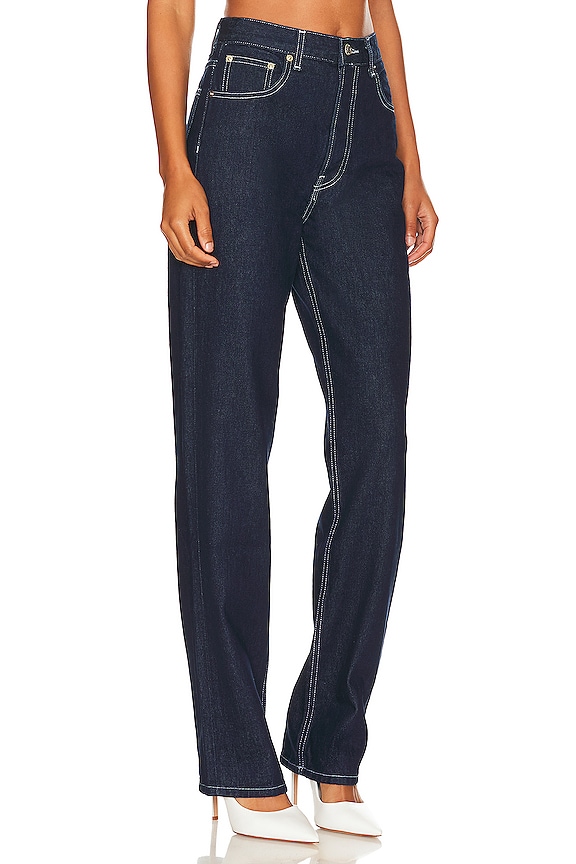 view 2 of 4 High Rise Straight Jeans in Midnight