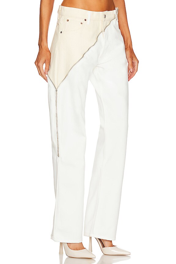 view 2 of 5 GEMINI JEANS ワイドレッグデニム in White & Natural