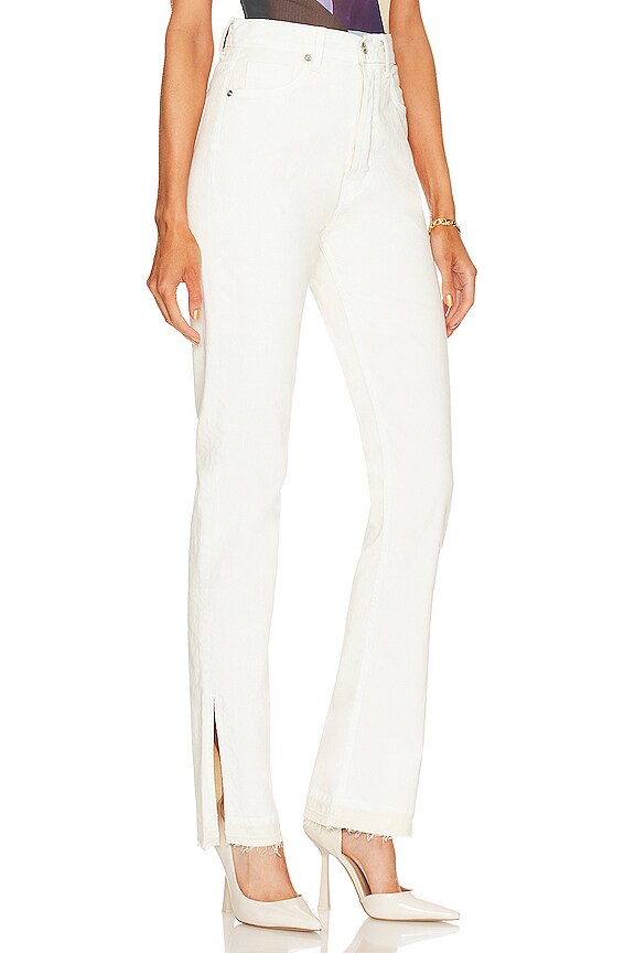 view 2 of 4 ПРЯМЫЕ ДЖИНСЫ UNRAVELED TWO in Sugar