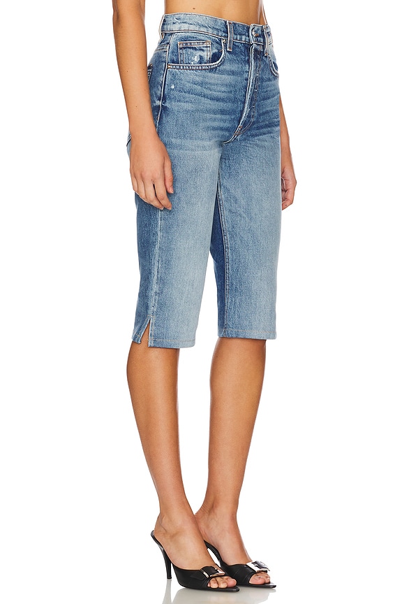 view 2 of 6 Chiara High Rise Capri Jeans in Luca