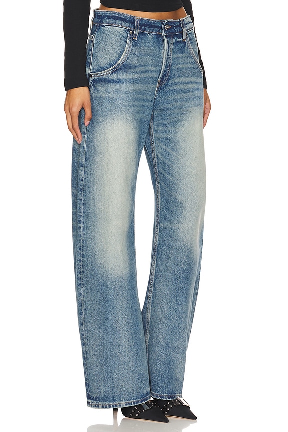 view 2 of 6 Enzo Midrise Barrel Jeans in Ambrosia