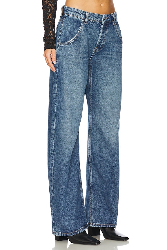 view 2 of 6 Enzo Mid Rise Barrel Jeans in Hendrix