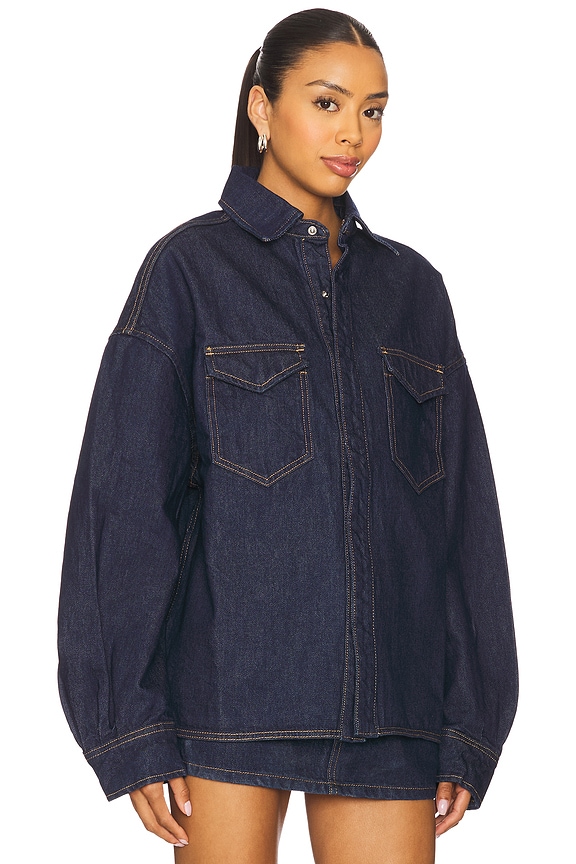 view 2 of 4 Danielle Shirt Jacket in Havana Night