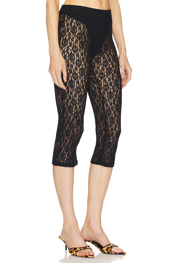 view 2 of 4 CAPRI DE ENCAJE in Black