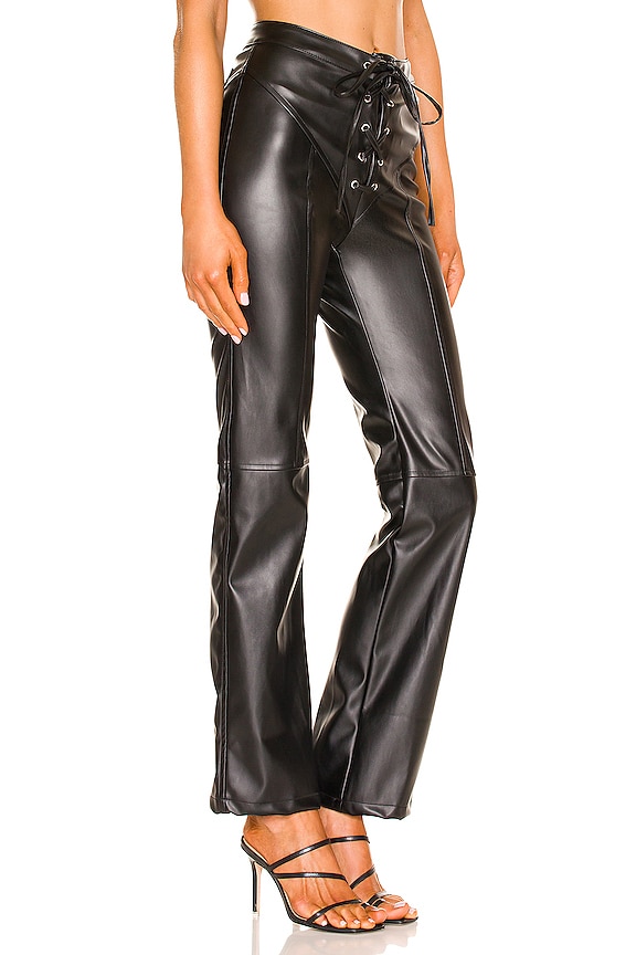 view 2 of 4 PANTALONES LACE UP in Black