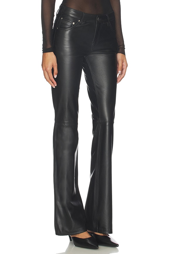 view 2 of 6 PANTALÓN MARIA MID RISE BOOTCUT in Black