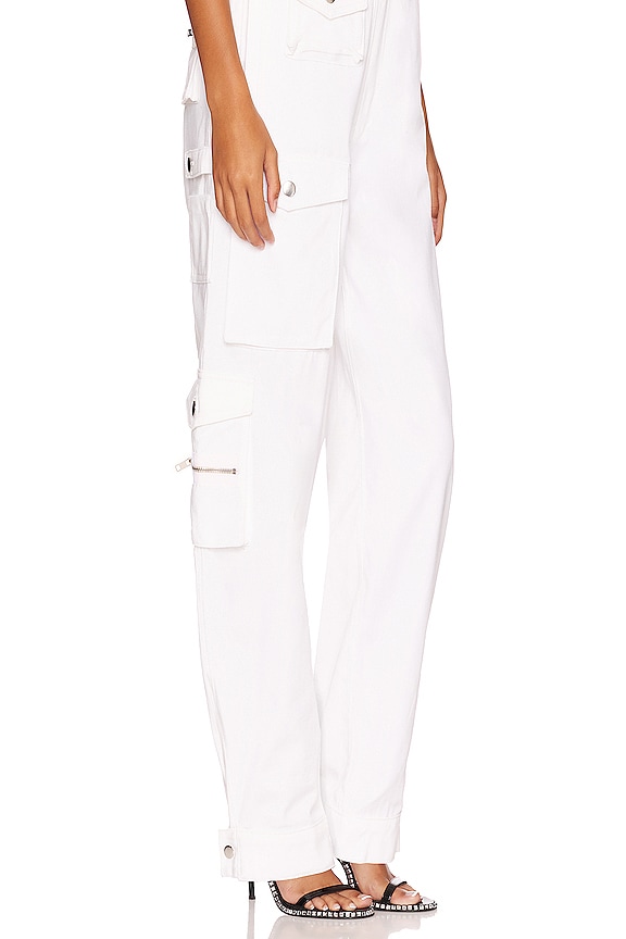 view 2 of 4 PANTALON CARGO in White