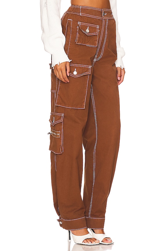 view 2 of 4 PANTALÓN CARGO in Rust